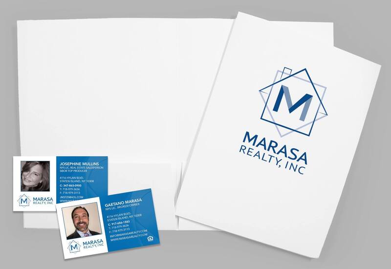 Marasa Realty Logo design and prints